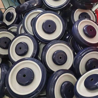 100mm PU Trolley Wheels Heavy Duty