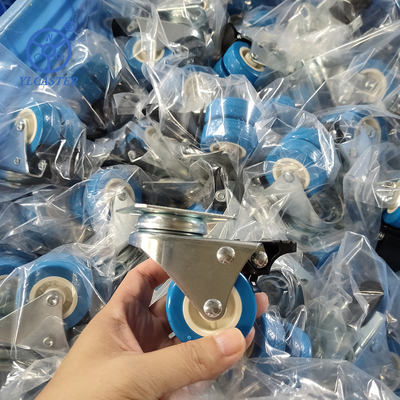 PVC Casters Flowerpot 50mm Swivel Light Duty Castors Wheels 360 Rotating
