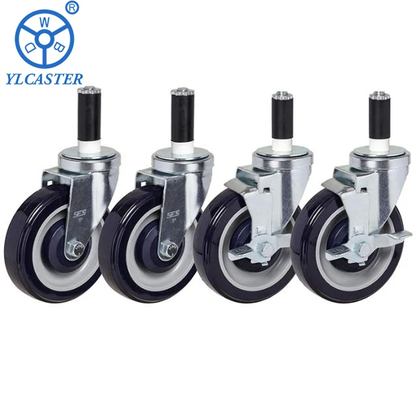 Quiet Caster Wheels with High Load Capacity for Industrial Applications