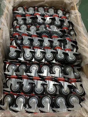 Customizable Rubber Casters With Load Capacity From 100 To 300 KG