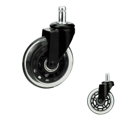 3" Furniture Chair Casters , 50kg Loading Office Chair Caster Wheel