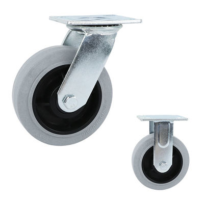 6inch 300kg Loading Thermoplastic Rubber Wheels Anti Static
