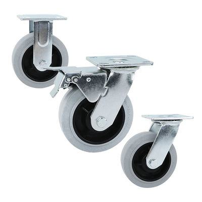 6inch 300kg Loading Thermoplastic Rubber Wheels Anti Static