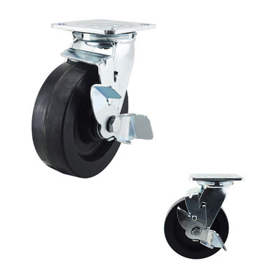 880LBS Drying Rack Side Brake Swivel 6 Inch Phenolic Caster Wheels