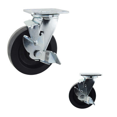880LBS Drying Rack Side Brake Swivel 6 Inch Phenolic Caster Wheels