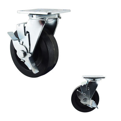 880LBS Drying Rack Side Brake Swivel 6 Inch Phenolic Caster Wheels