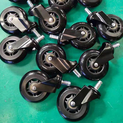 3" Furniture Chair Casters , 50kg Loading Office Chair Caster Wheel
