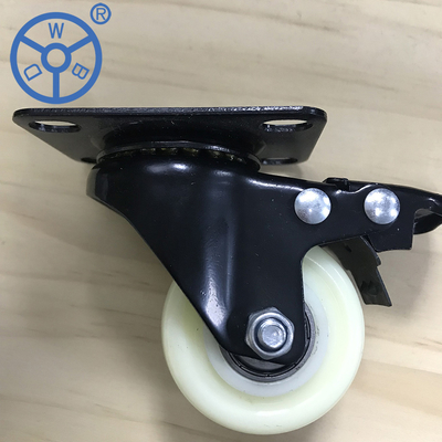 Swivel Lock Steel Swivel Casters With 2-4 Inches Radius For Industrial