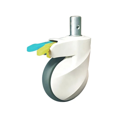 Nylon Wheel Plate Mounting Casters Perfect For Heavy Duty Applications
