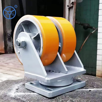 Customizable Rubber Casters Bearing Type Roller/Double Ball/Plain Bearing Finish Zine Plated/Threaded Stem