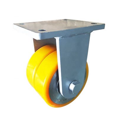 0375 Inches Bolt Hole Size Super Heavy Duty Casters Polyurethane Wheels 4 X 45 Inches Plate Size Robust Heavy Load Capacity Wheels