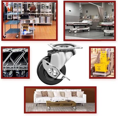 फर्नीचर संगतता के लिए डिज़ाइन किए गए ठोस कोर व्हील रोलर्स लंबे समय तक चलने वाले प्रदर्शन और आसान गतिशीलता प्रदान करते हैं