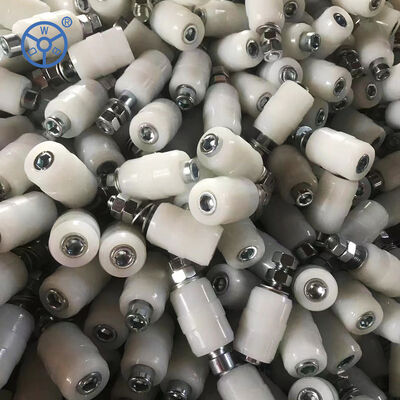 पीए सामग्री के पहियों के साथ भारी शुल्क रोलर्स 65 मिमी व्यास लंबे समय तक चलने वाले प्रदर्शन और स्थिरता सुनिश्चित करते हैं