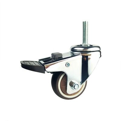 55KG भार क्षमता नायलॉन कैस्टर का सेट 4 अमेरिकी प्रकार हेवी ड्यूटी टिकाऊ पहियों का उपकरण और मशीनरी के लिए बिल्कुल सही