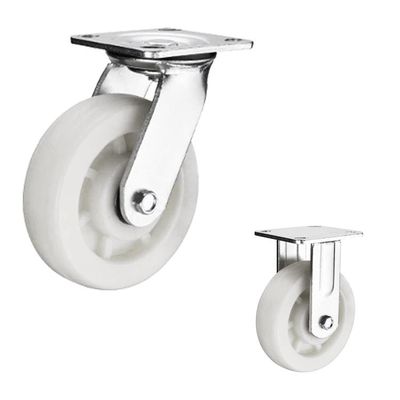 400kg Loading 4" Nylon Heavy Duty Casters With Side Brake Wholesale